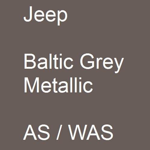 Jeep, Baltic Grey Metallic, AS / WAS.